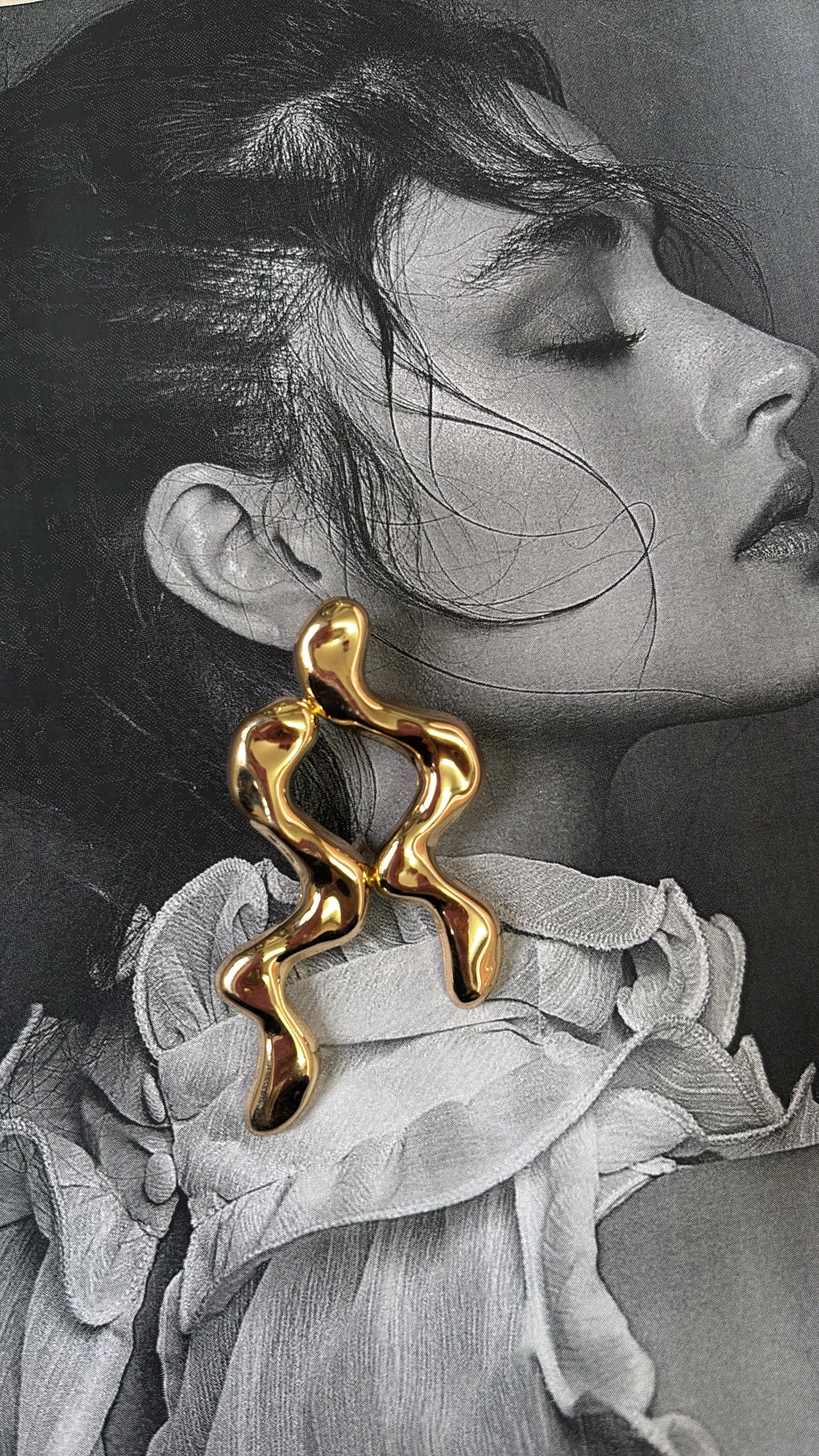 Crawling Snake Earrings