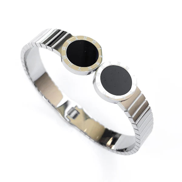 Silver Roman Kada Bracelet