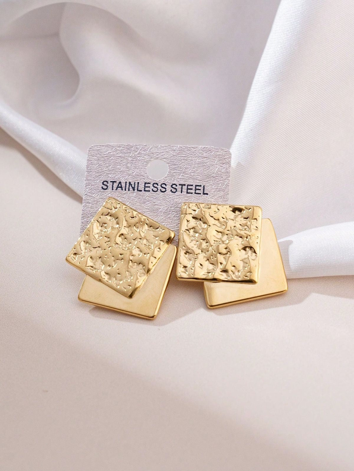 Half n Half Square Stud