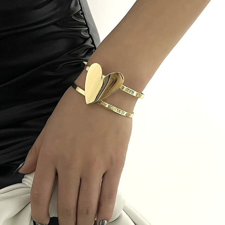 Heart Motif Cuff