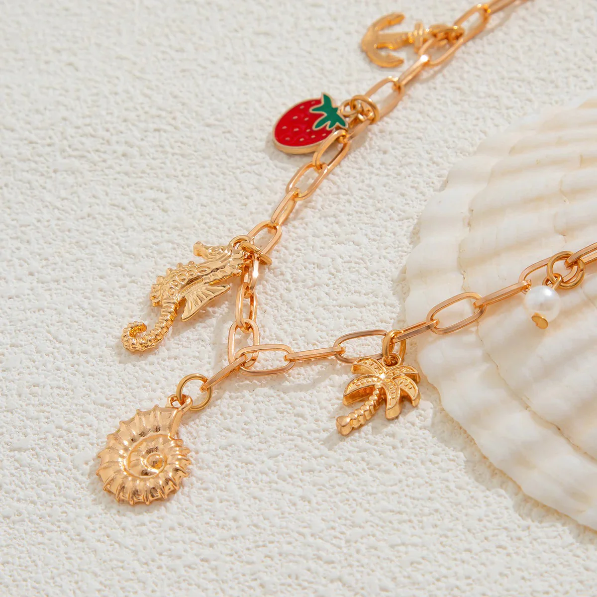 Strawberry Beach Necklace