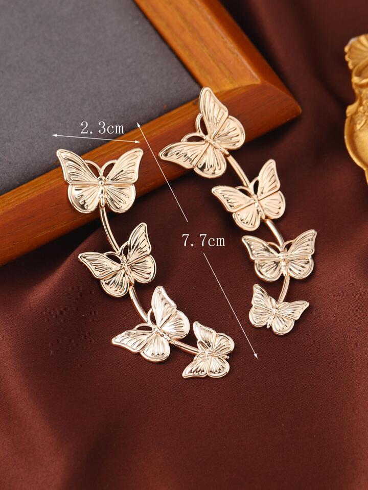 Drop Butterfly Earring