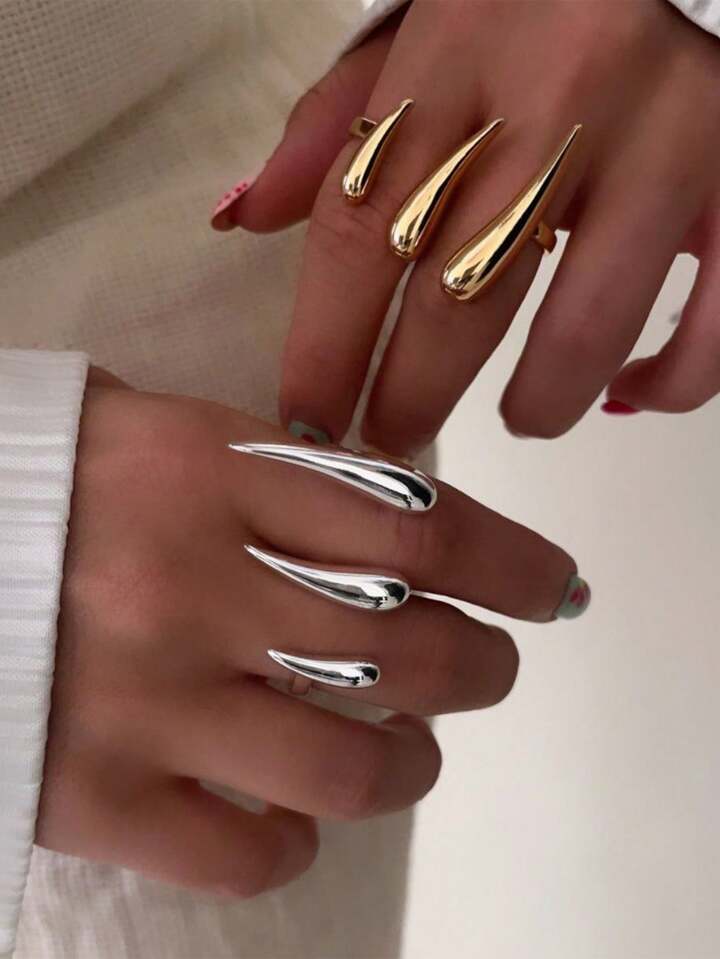 Pooky Double Finger Ring