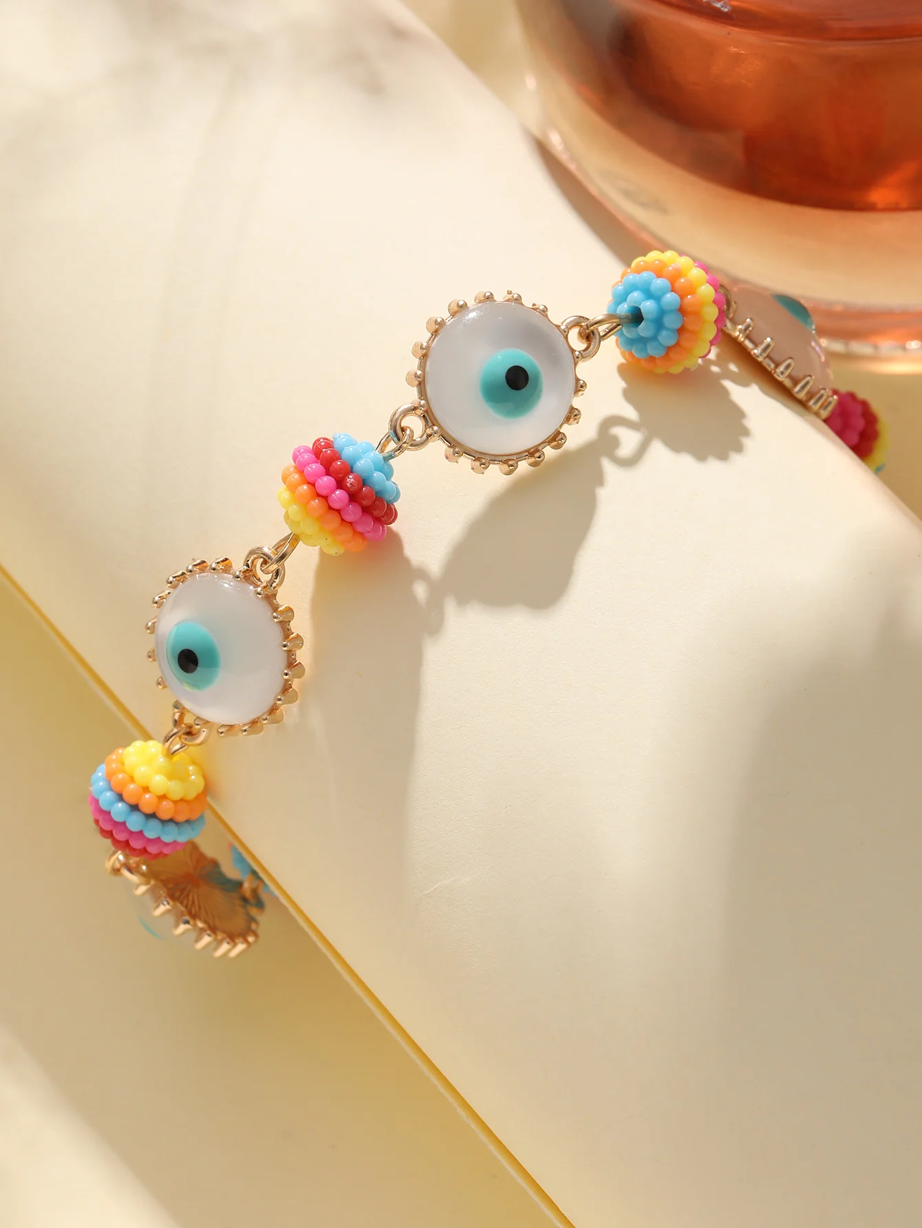 Beaded Evil Eye Bracelet