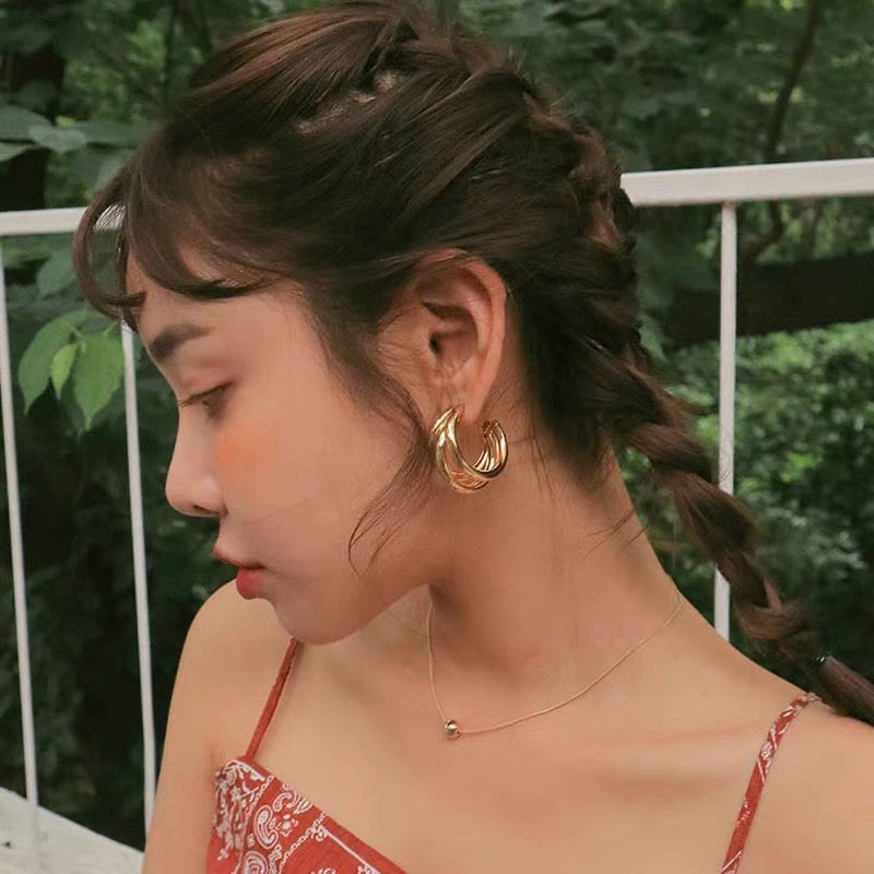 Triple Layered Hoops