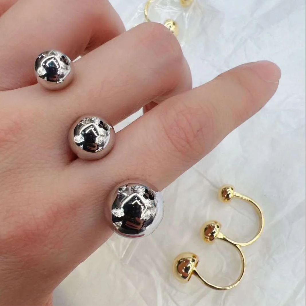 Double Finger Ball Ring