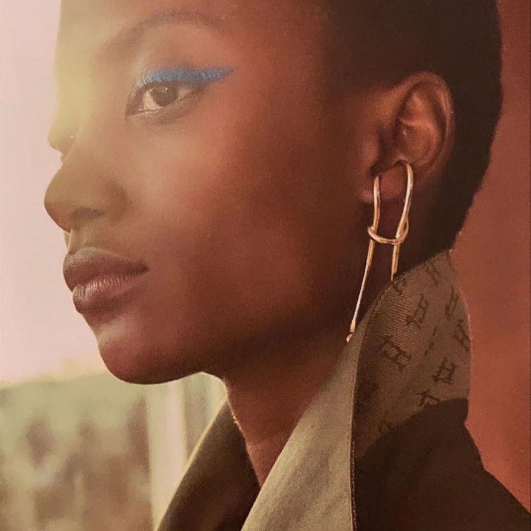 Golden Pierce-less Earrings