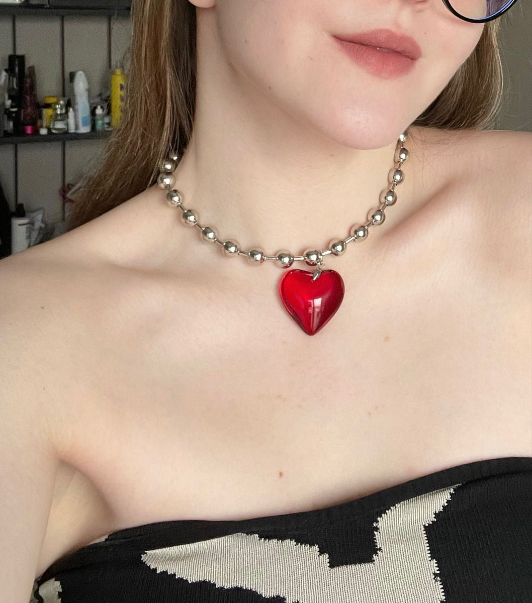 Bloody Heart Necklace