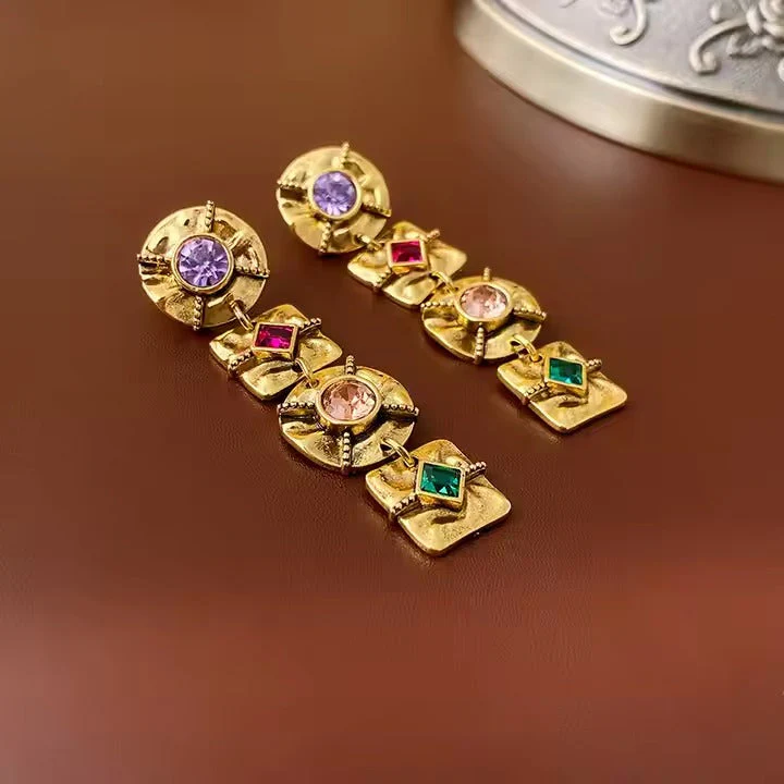 Vintage Stone Earrings