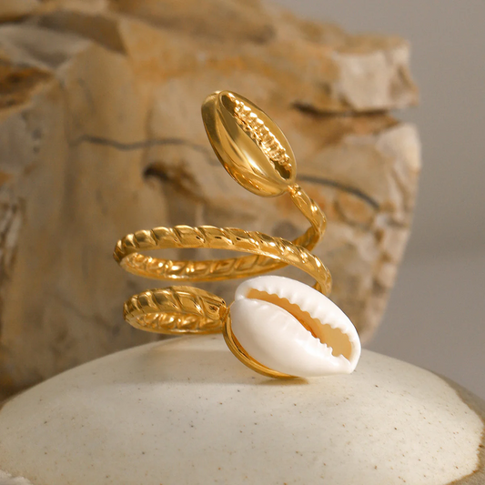 Shell Statement Ring