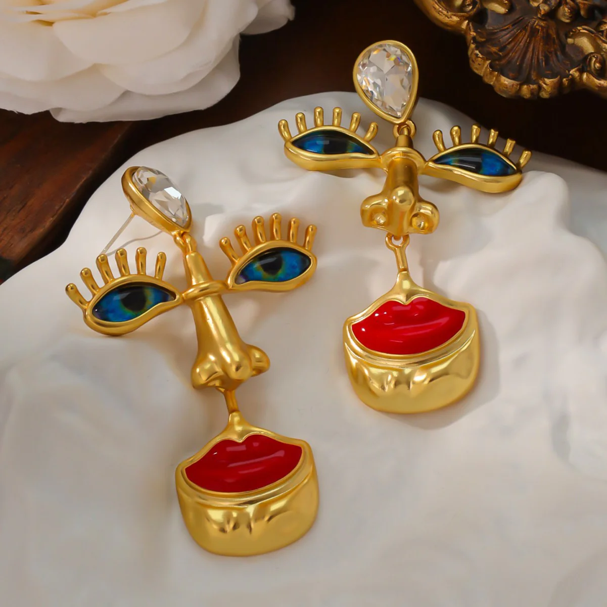 Face Card Earrings