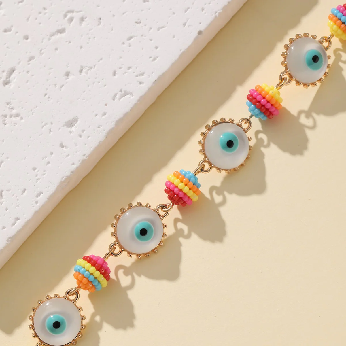 Beaded Evil Eye Bracelet