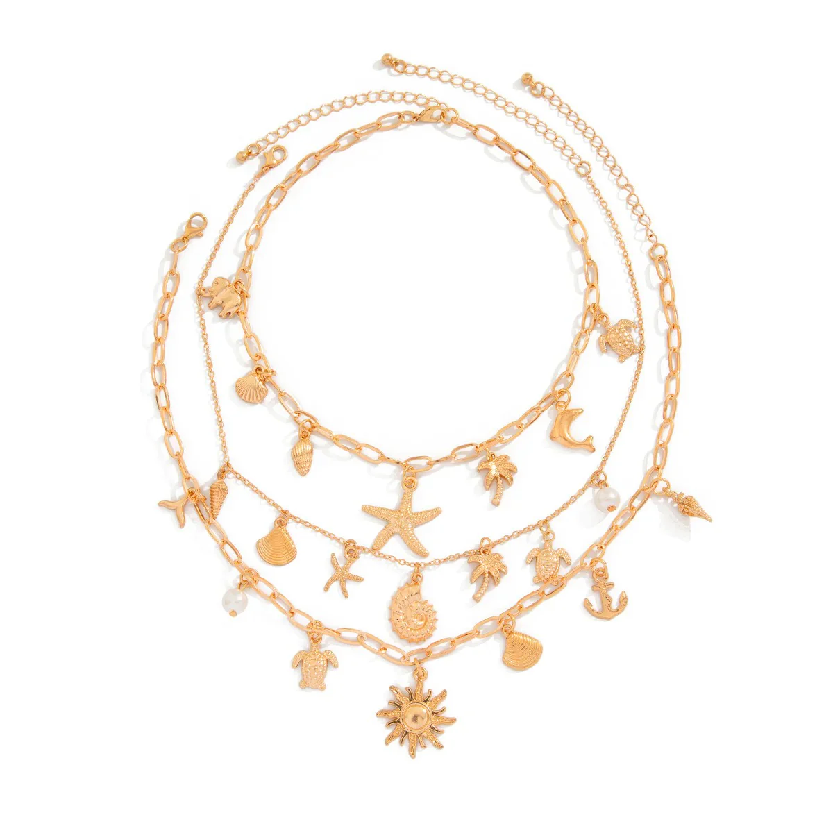 Fabio Layered Neckace