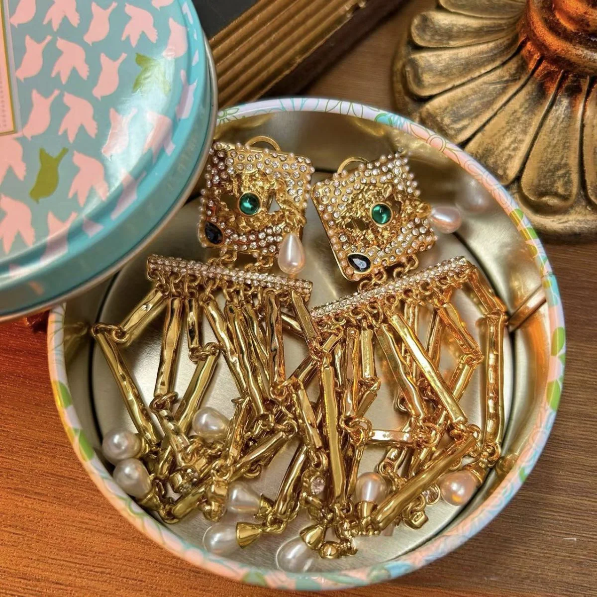 Evil Eye Statment Danglers