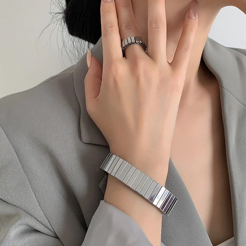 Silver Stretch Bracelet