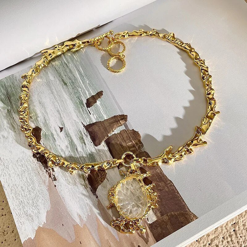 Crystal Earring and Necklace