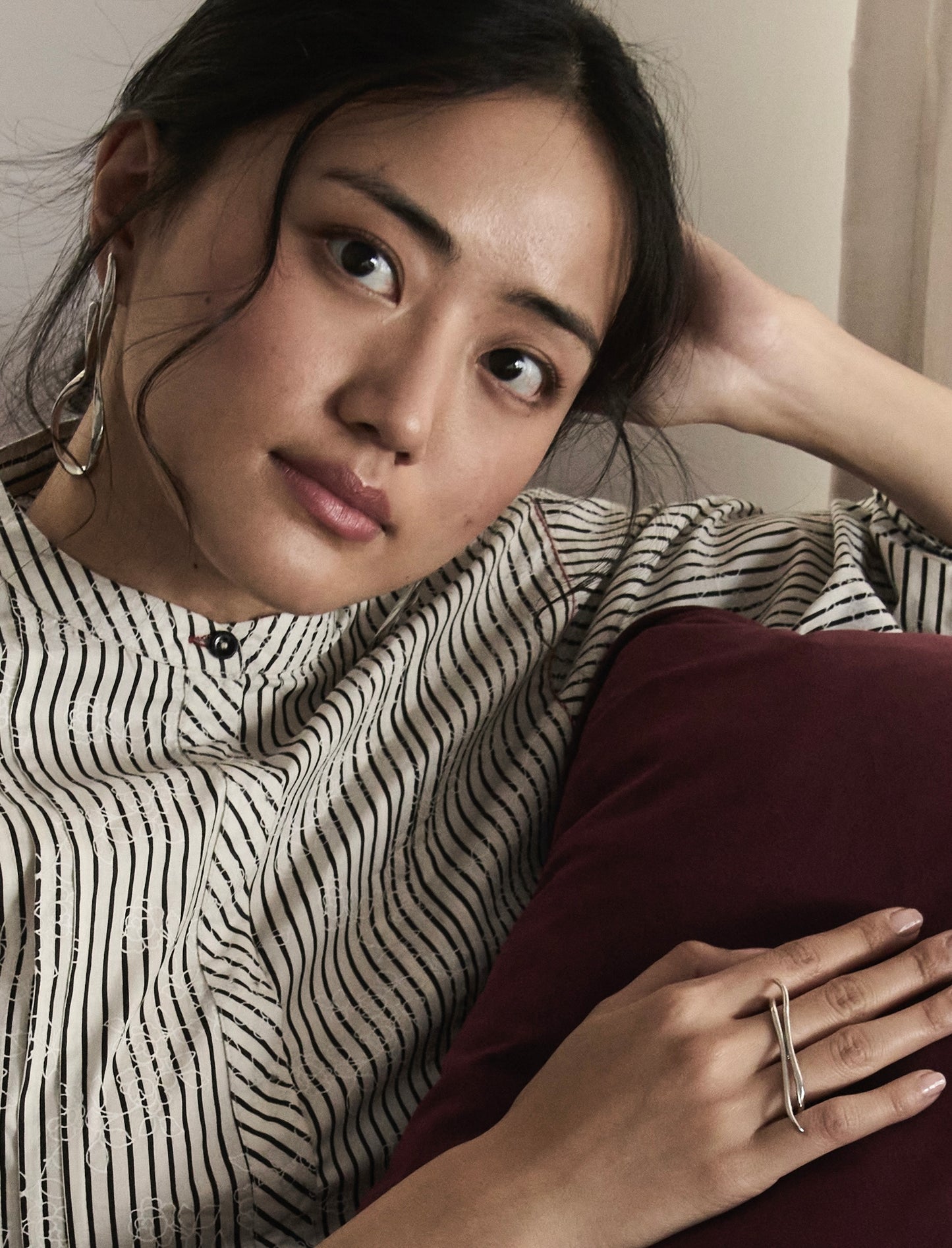 Double Finger Silver Ring