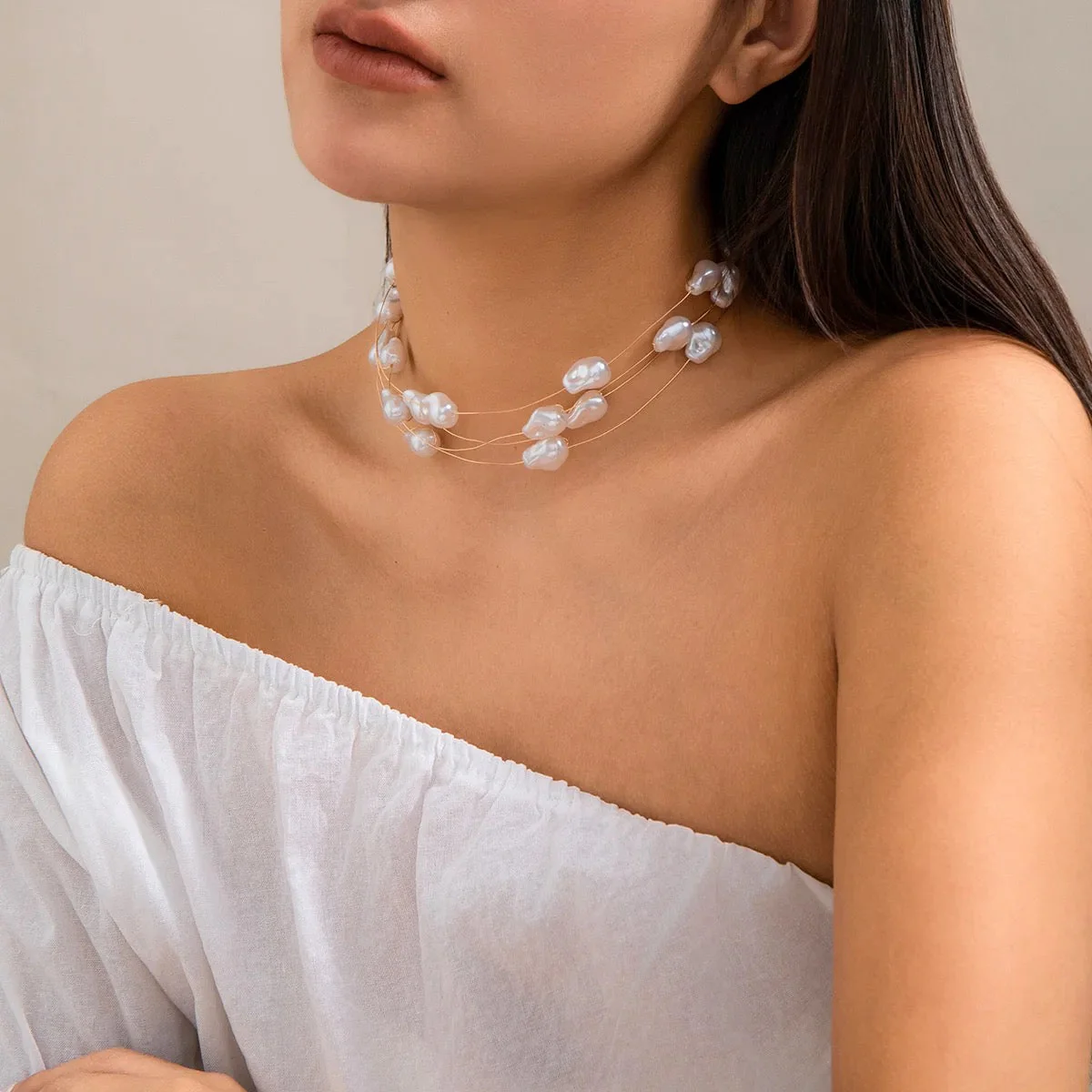 Mother Of Pearl Choker