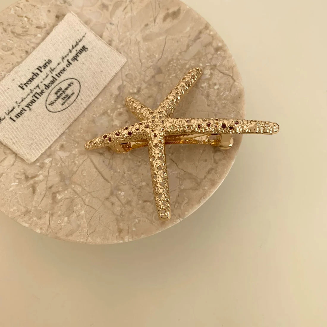 Starfish Hair Clip Pin