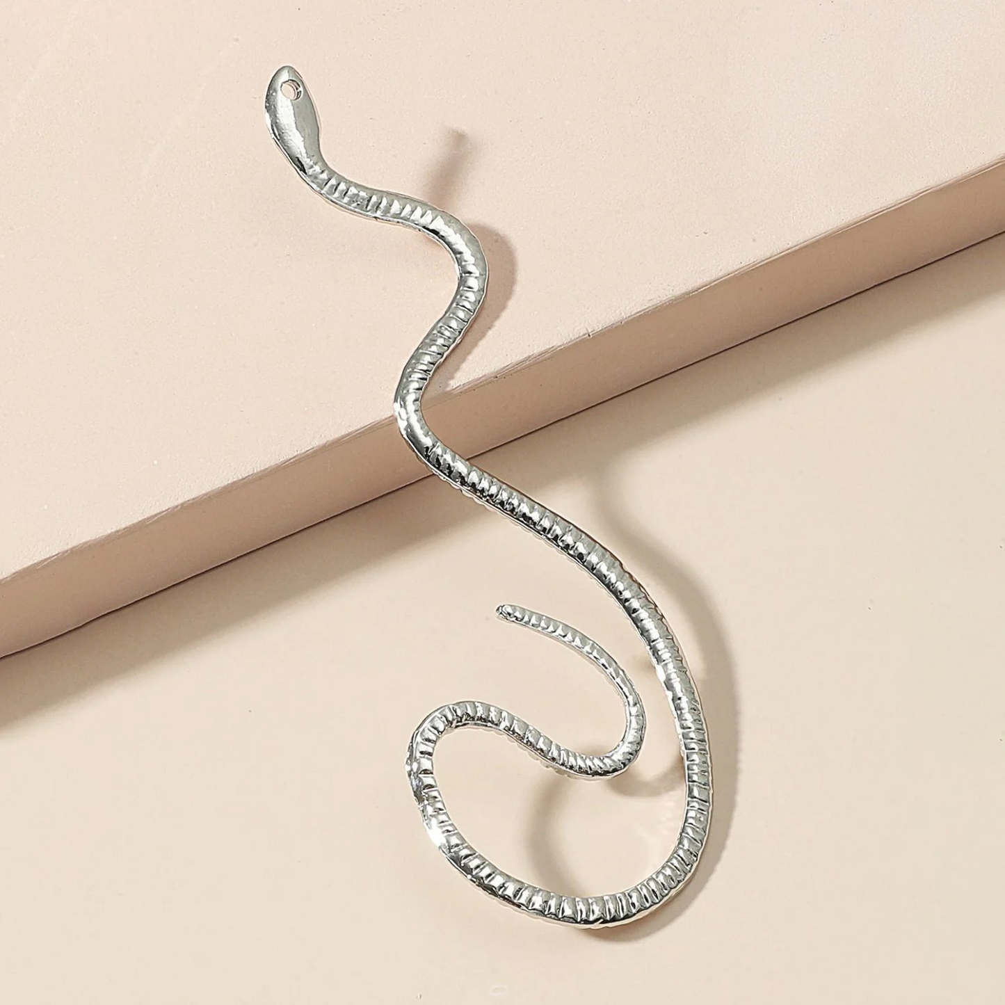 Silver Snake EarCuff