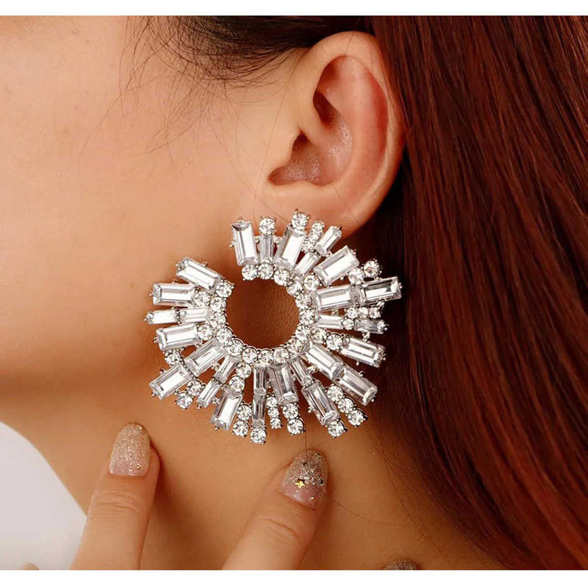 Crystal Crown Stud