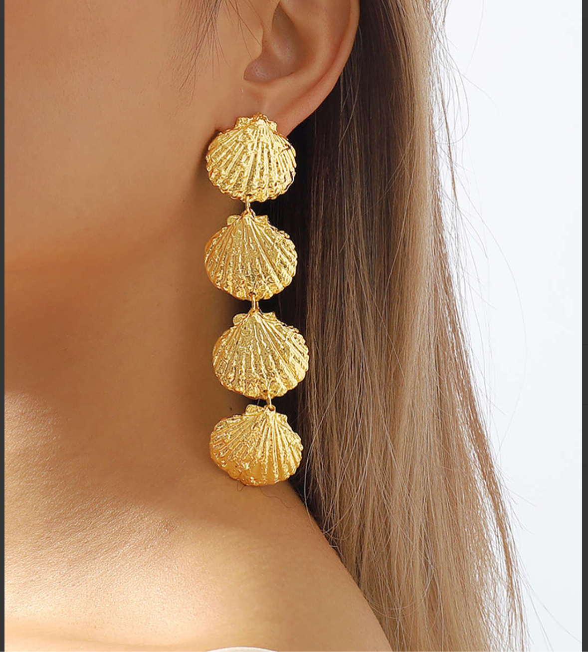 Shell Drop Earrings