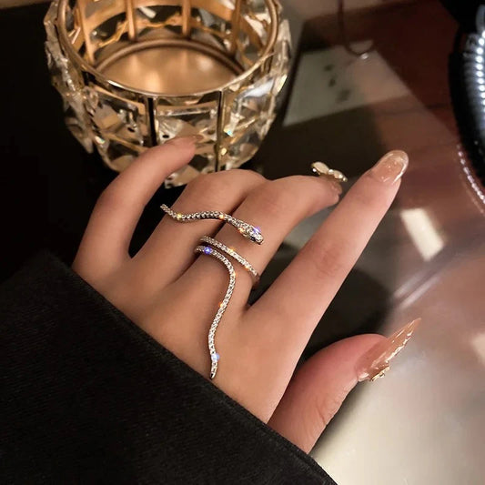 Double Finger Snake Ring