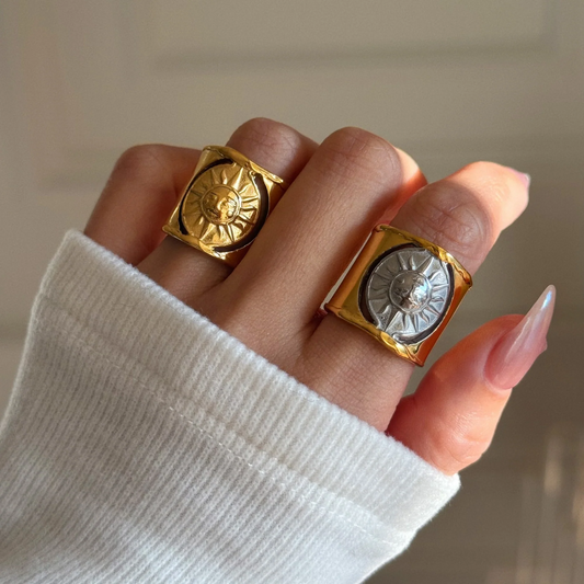 Sun and Moon Rings
