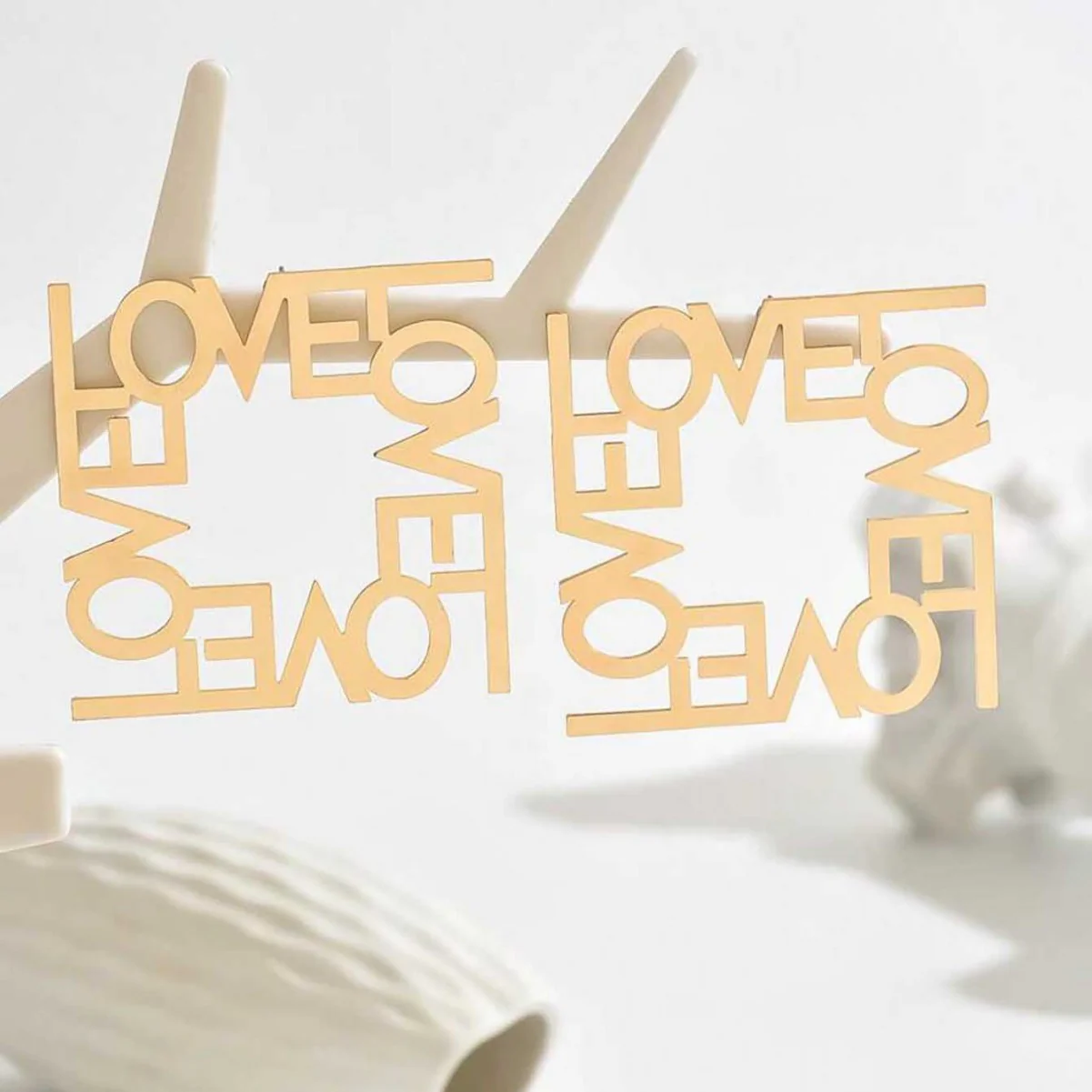 Love Square Earrings