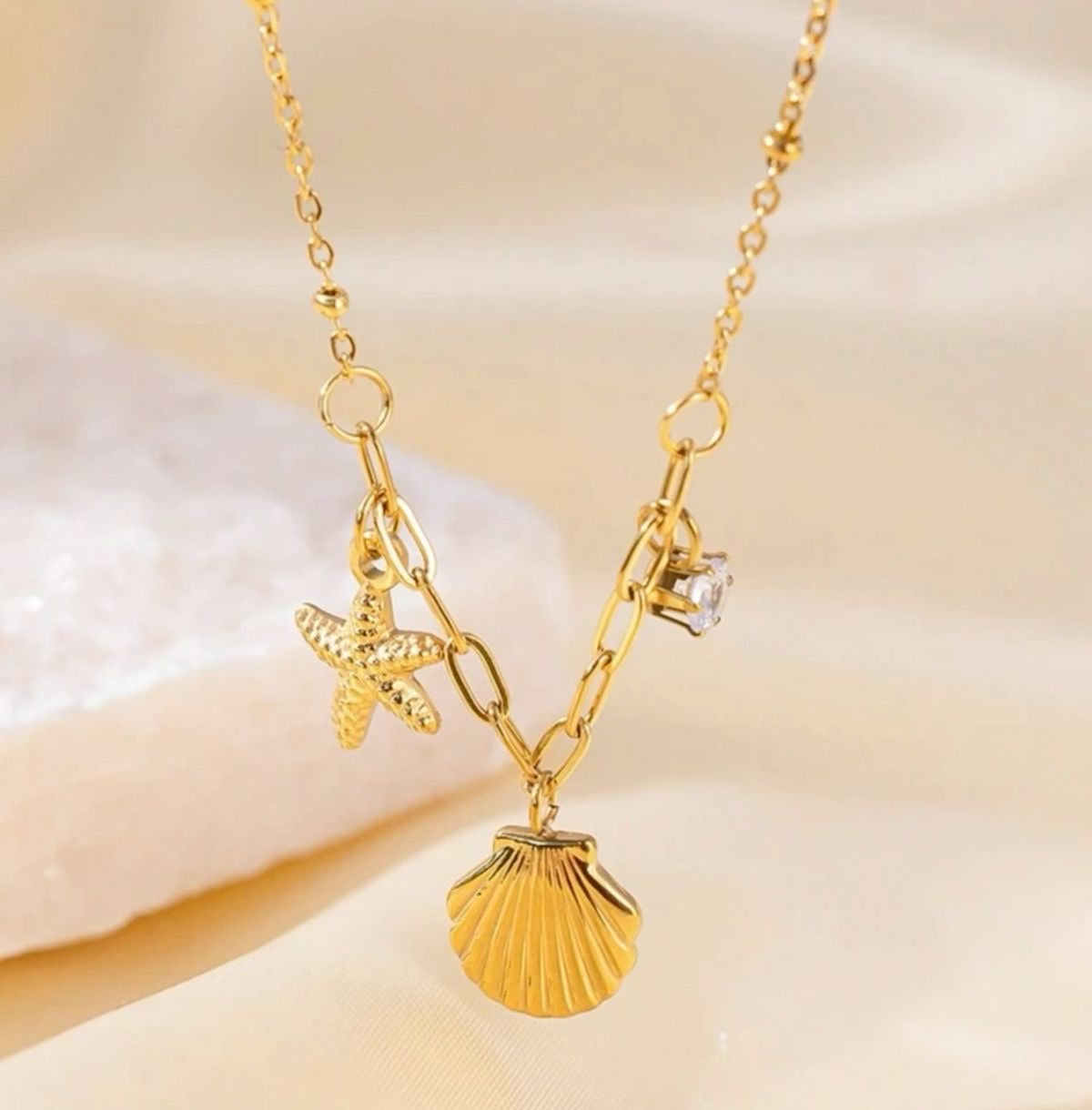 Shell Star Necklace