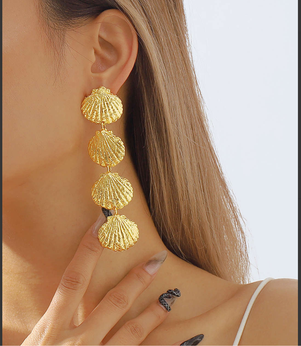 Shell Drop Earrings