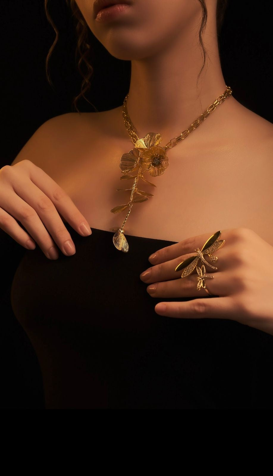 Double Butterfly Ring
