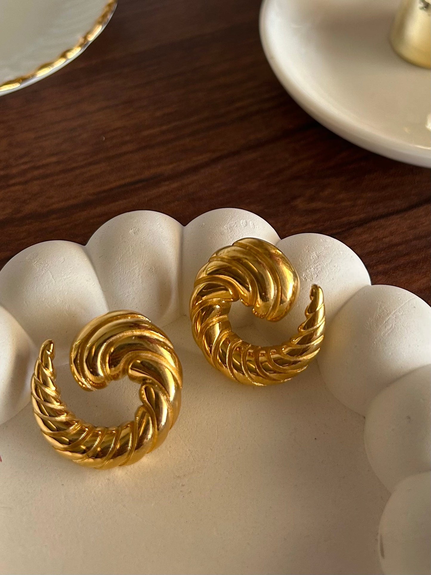 Snail Stud Earrings