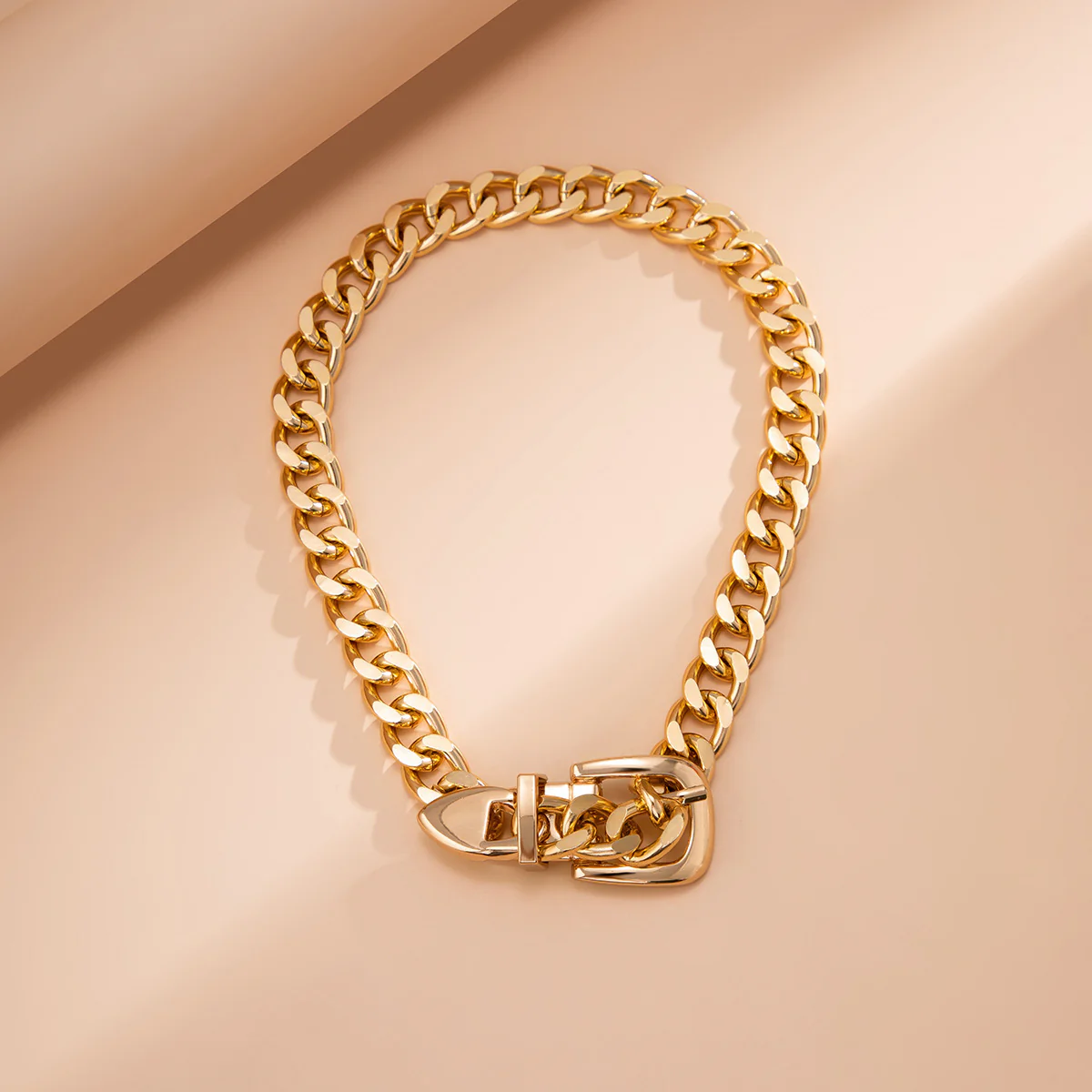 Belt Curb Chain Neckwear
