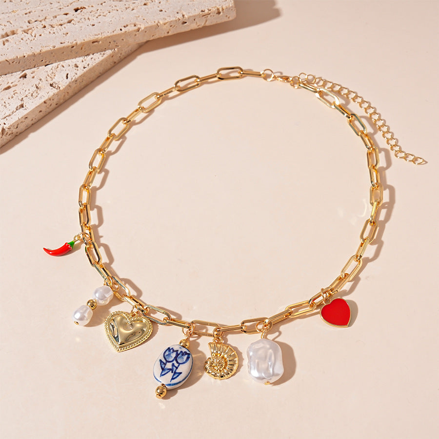 Spicy Chilli Charm Necklace