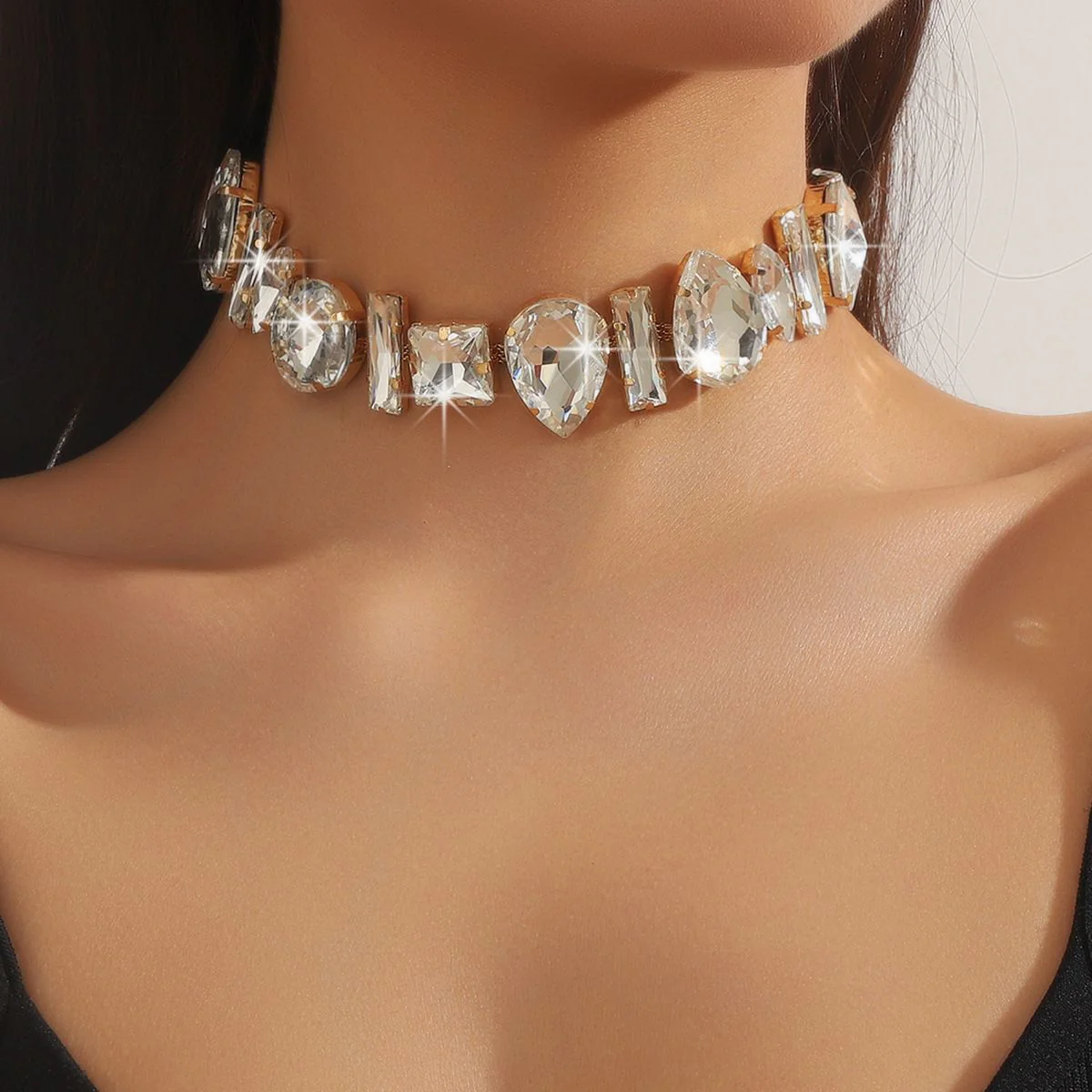 Crystal Choker Necklace