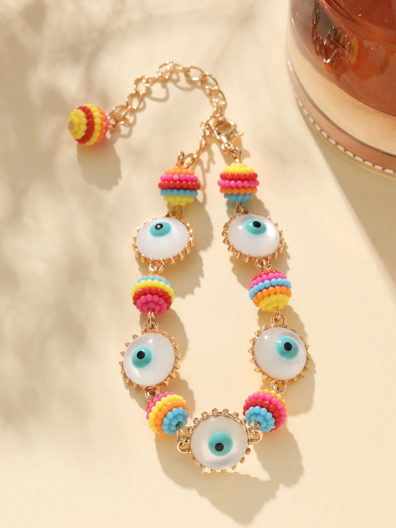 Beaded Evil Eye Bracelet