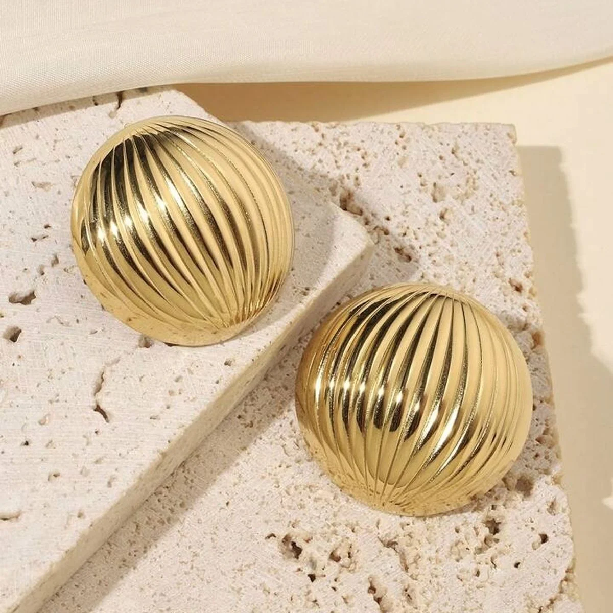 Disco Ball Stud Earrings