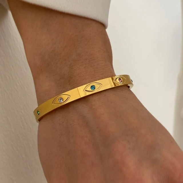 Evil Eye Crystal Kada