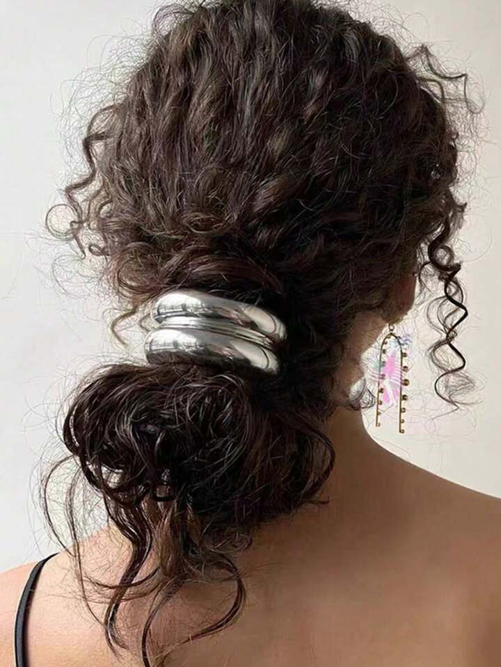 Metal Hair Ponytail Rubberband