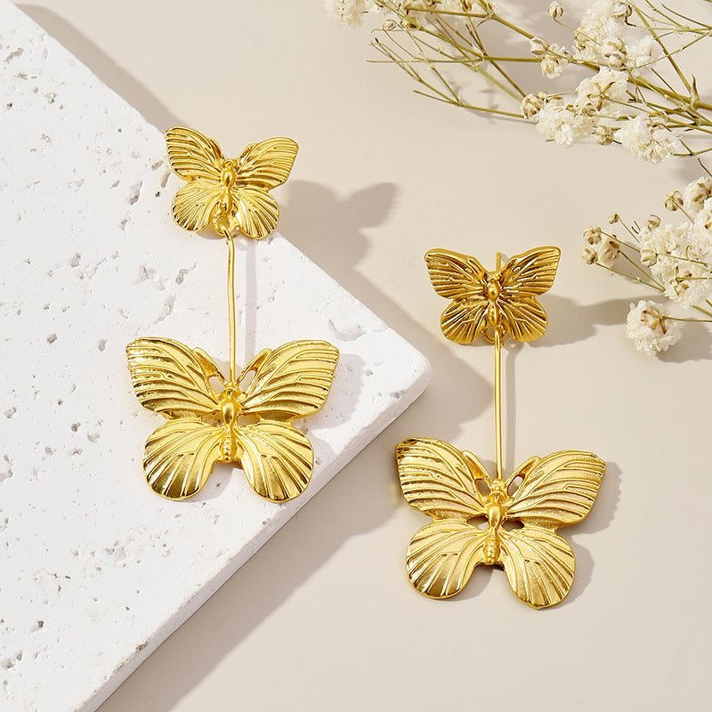 Butterfly Hanging Earrings