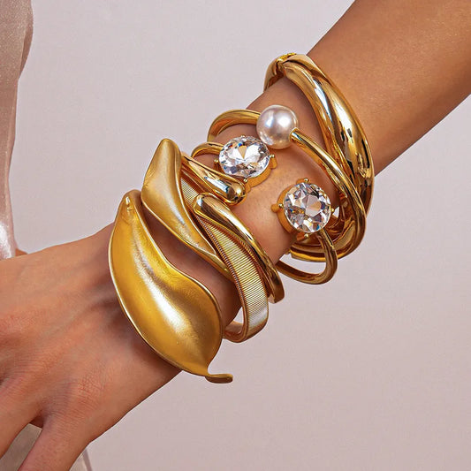 Leaf Stack Up Bracelets