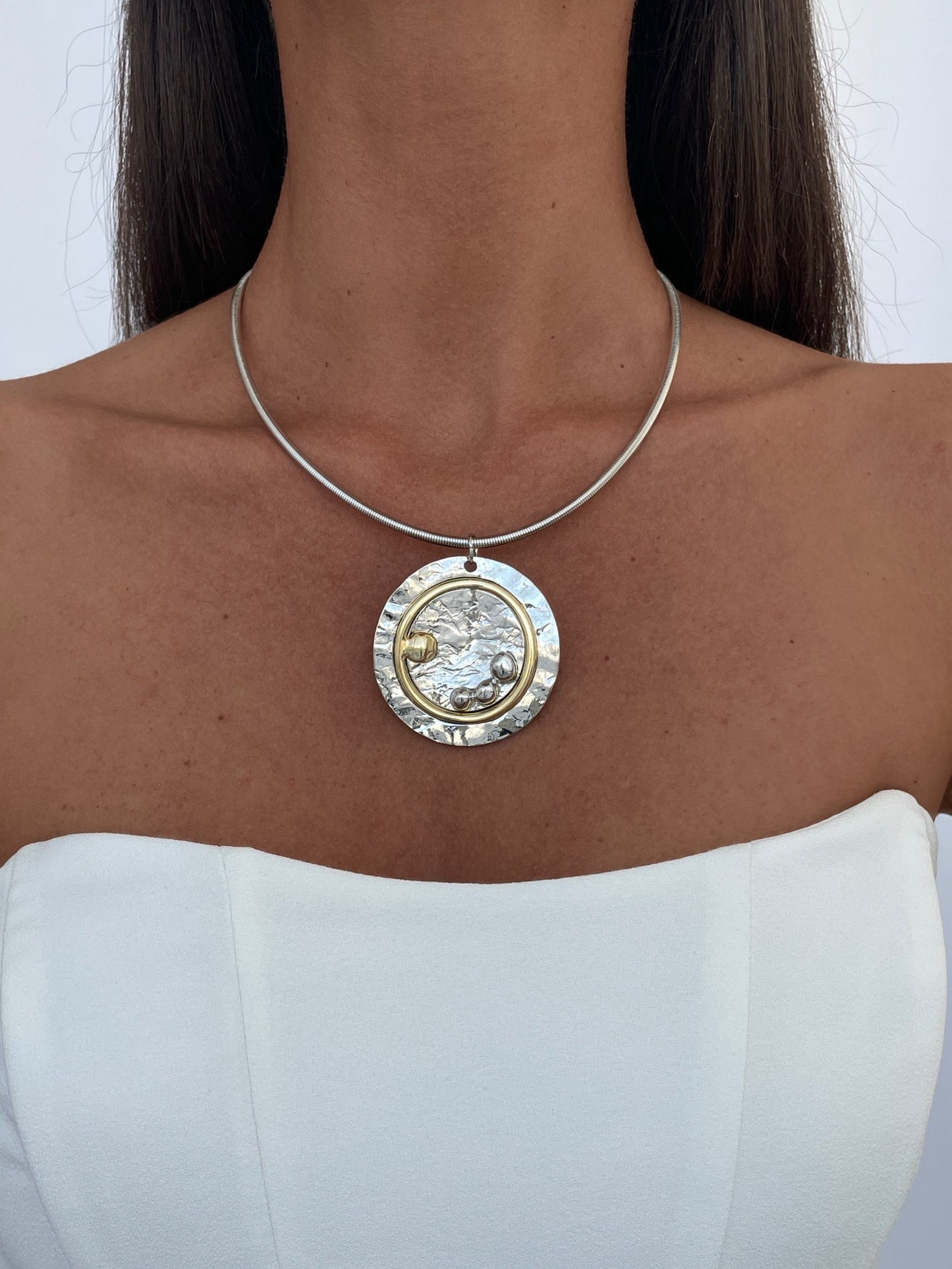 Round Ring Necklace