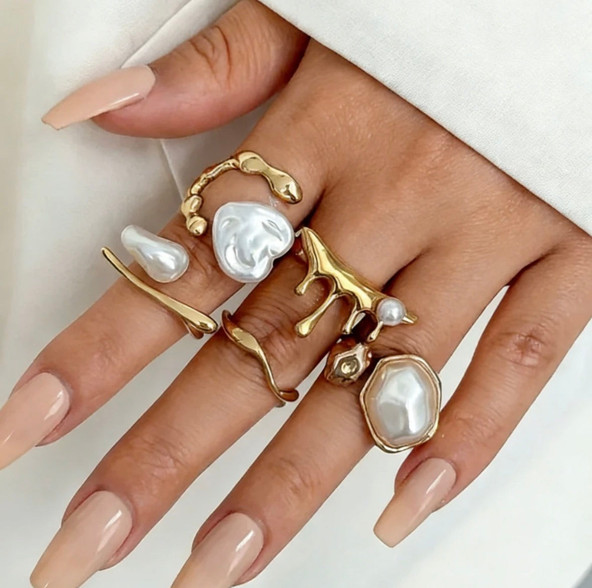Pearl Drip Set of 5