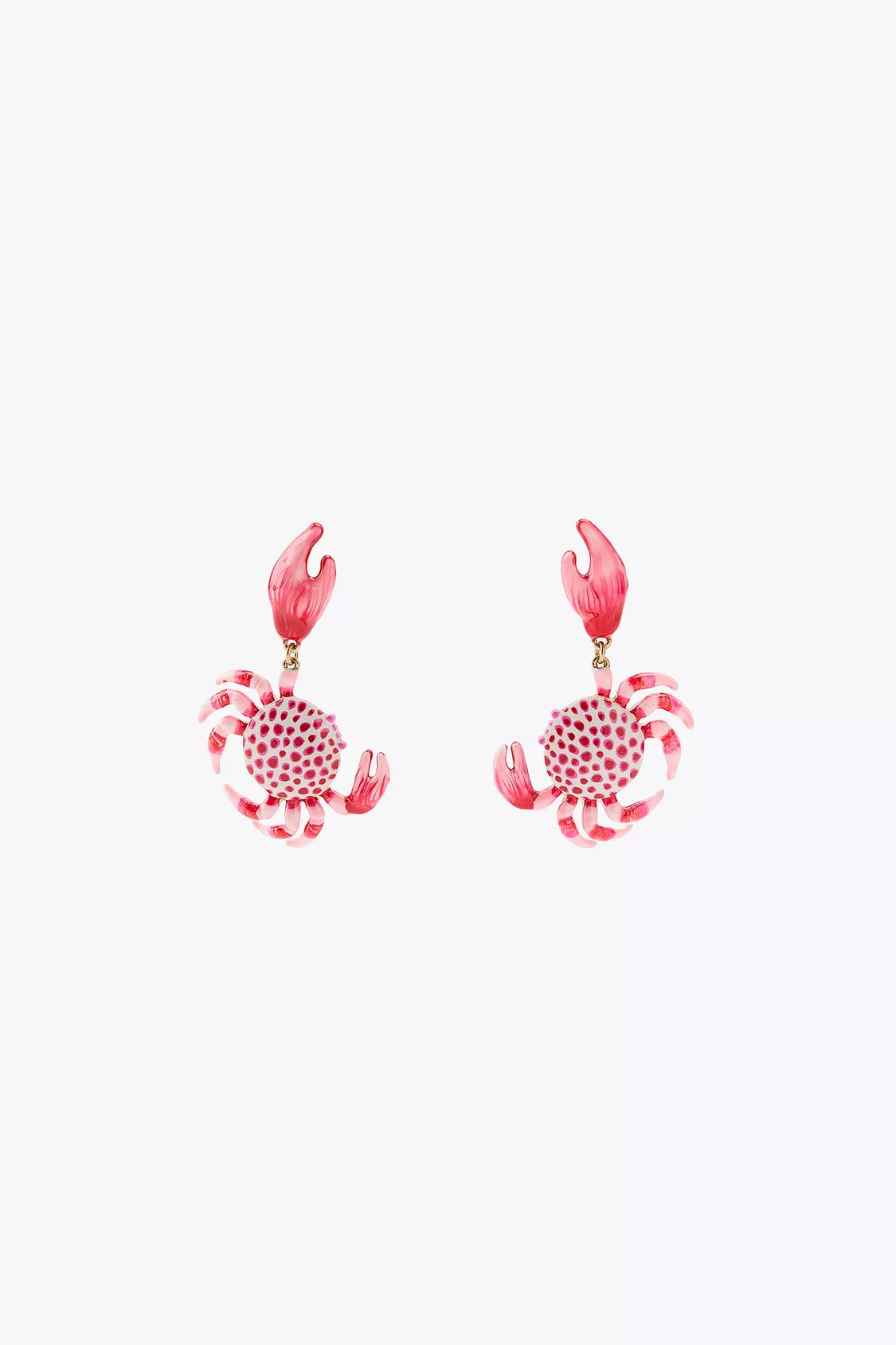 Pink Crap Earrings