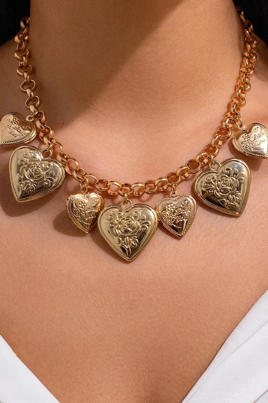 Heart Charmed Necklace