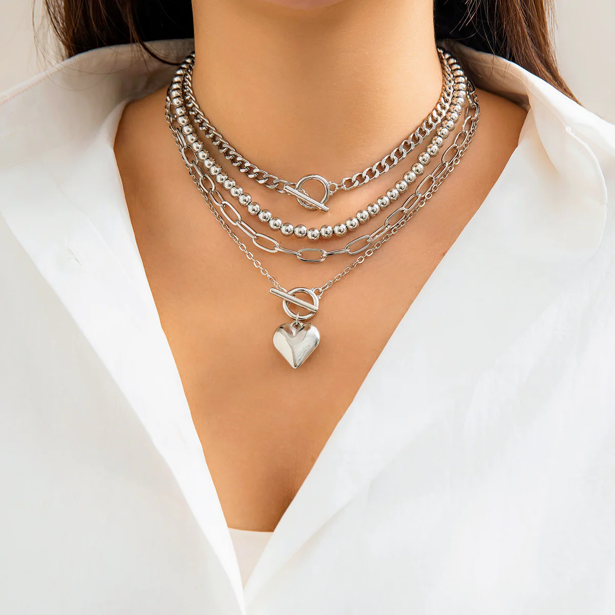 Heart Layered Necklace