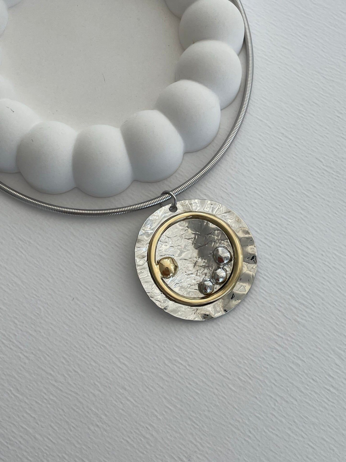 Round Ring Necklace