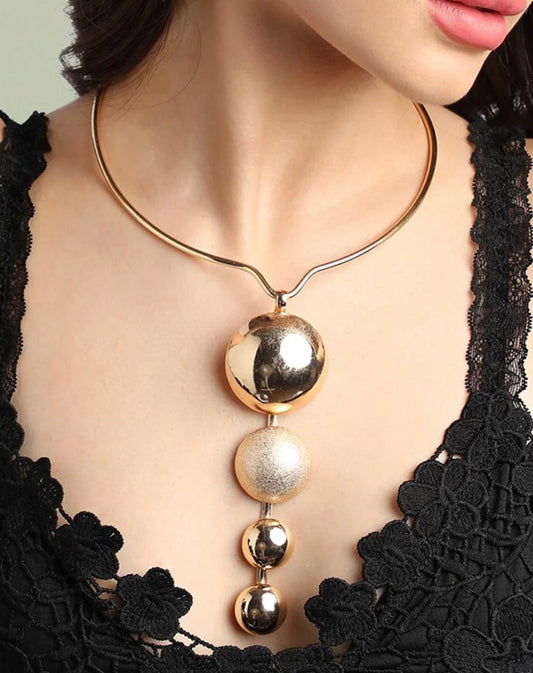 Violet Statement Choker