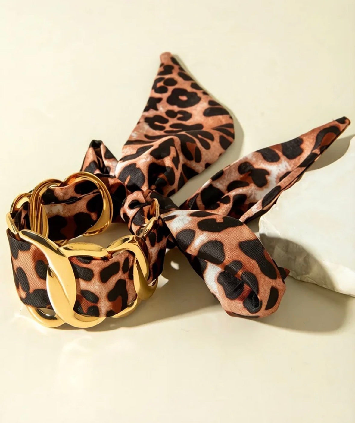Tigerprint Scarf Cuff